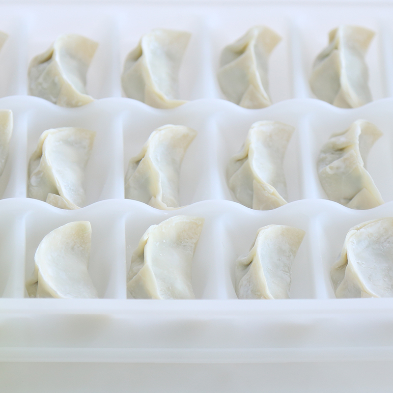 双枪(Suncha)饺子盒 冰箱饺子托非一次性使用餐具厨房塑料收纳盒子 两层多功能收置物盒 DH3012