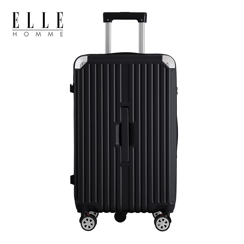 ELLE HOMME EH2531201 加厚防刮耐磨拉杆箱 20寸暗夜黑