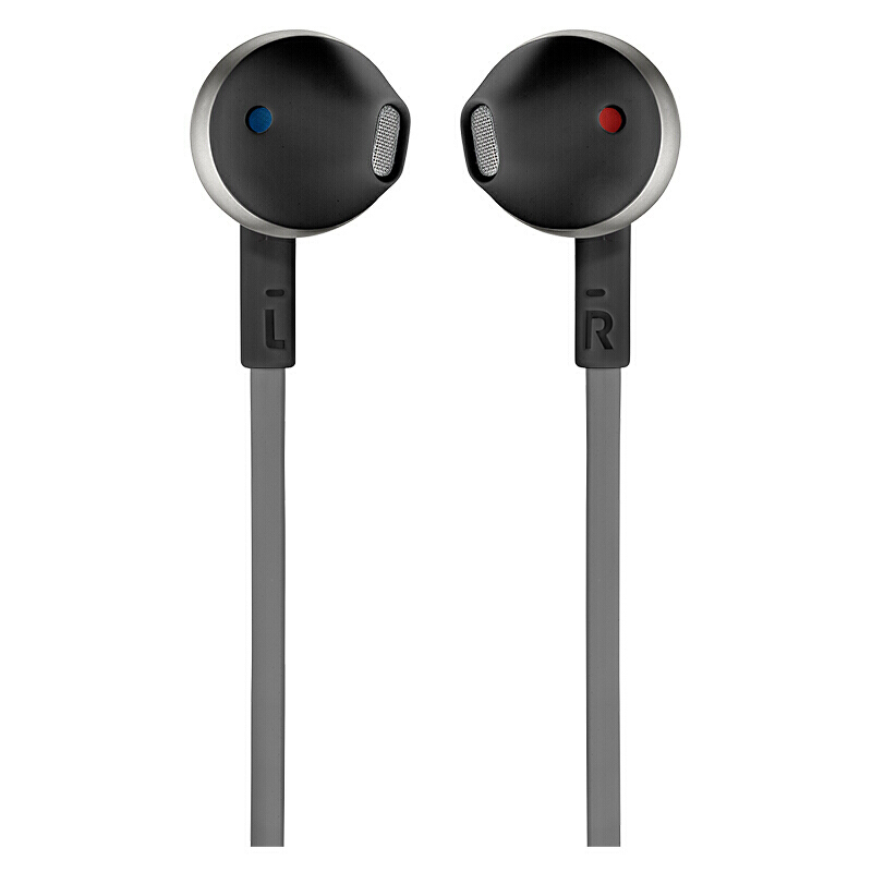 JBL TUNE205BT无线蓝牙耳机 运动耳机 T205BT半入耳式音乐耳机 通用苹果华为小米手机 曜石黑