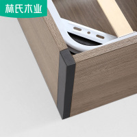 [每满200减30]林氏木业 北欧储物床双人床1.8米现代简约多功能小户型床柜子组合套装LS059