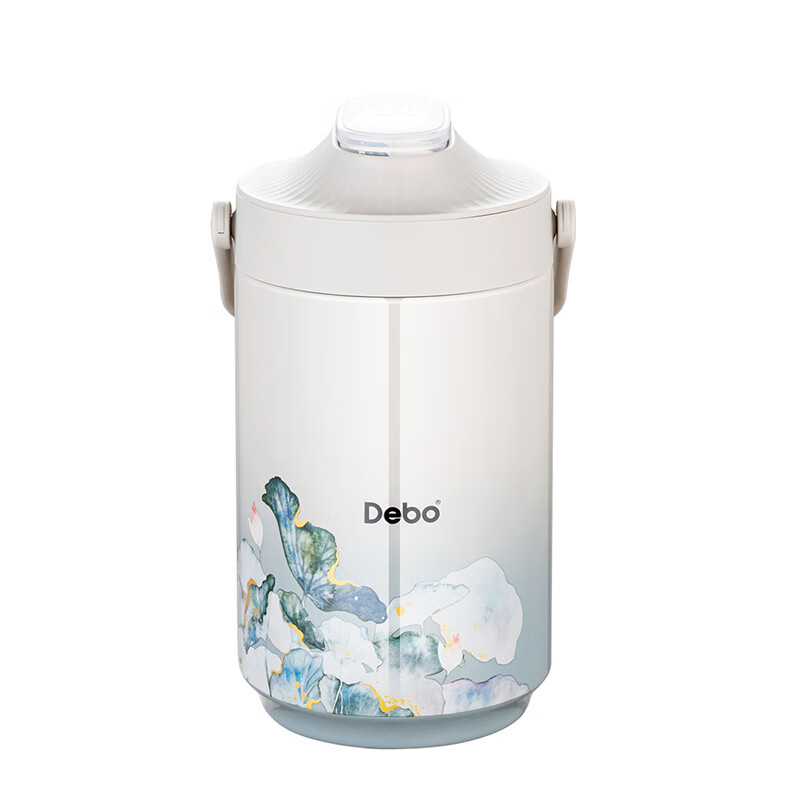 德铂保温桶2.1L大容量古韵香三层保温提锅DEP-DS411(颜色随机)高清大图