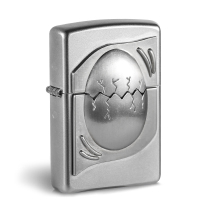 zippo 之宝 芝宝 打火机 美国原装防风燃油打火机 欧版 开盖惊喜恐龙蛋 珍藏版 礼盒套装