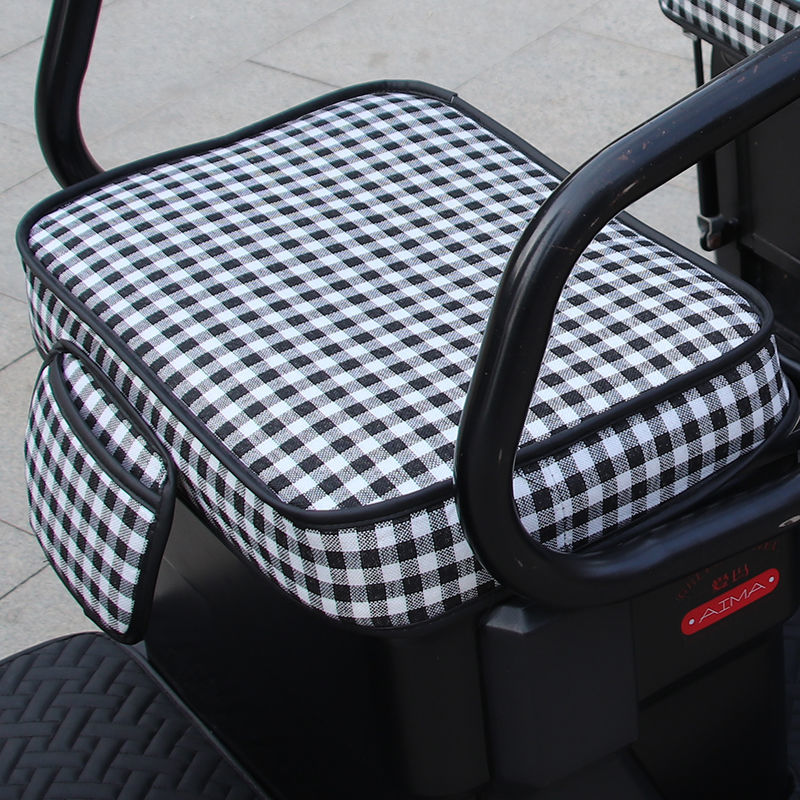 单独前座 前联系客服确认车型 爱玛雅迪金彭小鸟电动三轮车坐垫座套