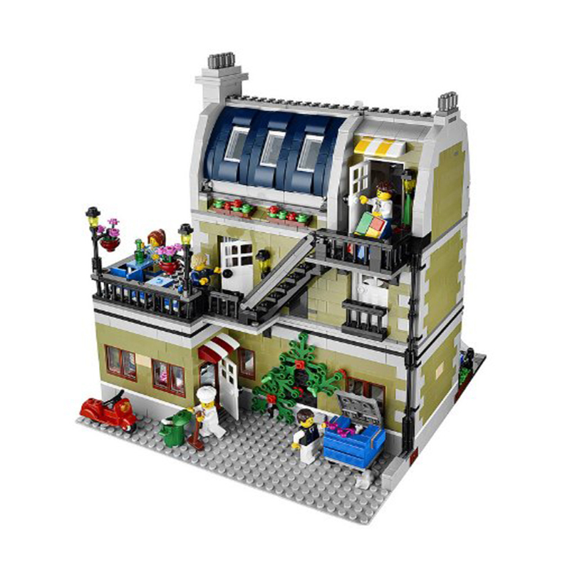 乐高legocreator创意百变巴黎餐厅10243塑料积木玩具16岁以上200块