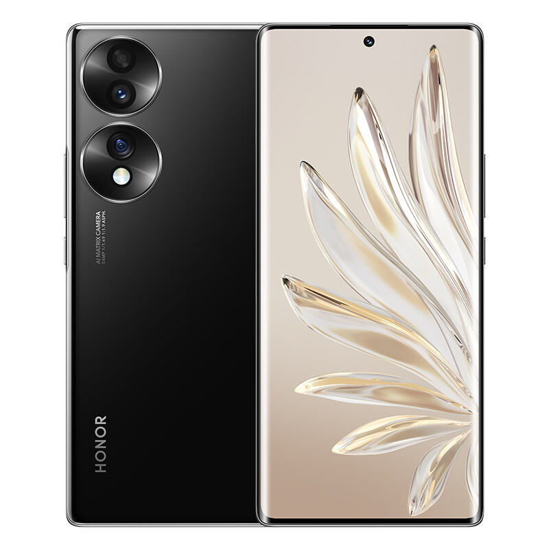 荣耀(HONOR) 70 12+256G 亮黑色手机 IMX800三主摄 双曲屏设计 高通骁龙778G Plus 66W快充 5G手机高清大图