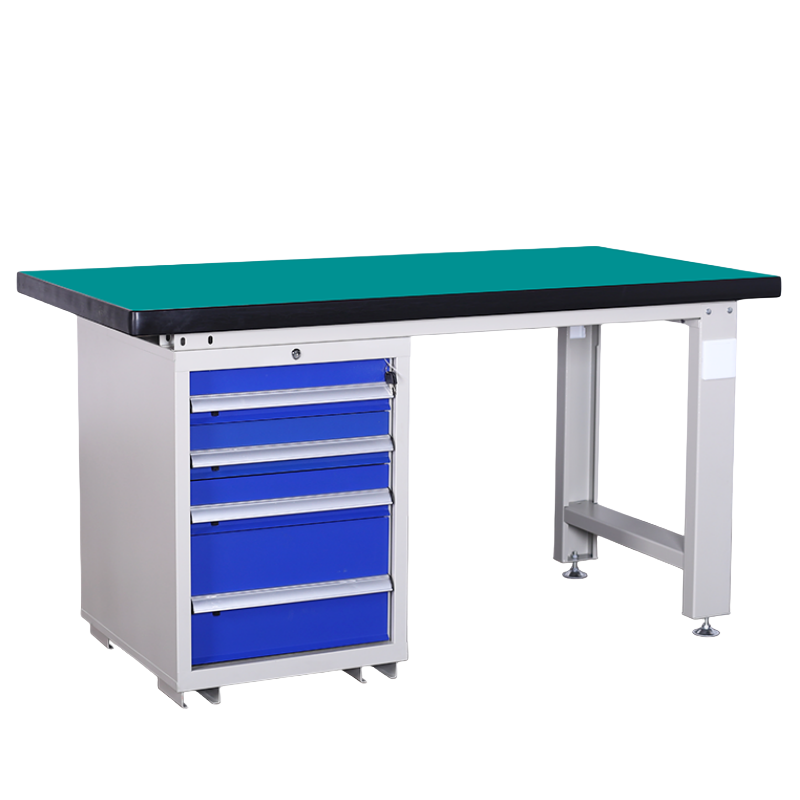 铭思达重型钳工操作台1.5米四抽张高清大图