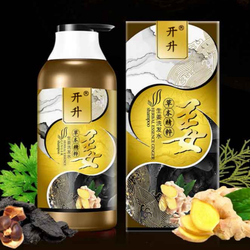 生姜洗发水洗发露500ml/瓶高清大图