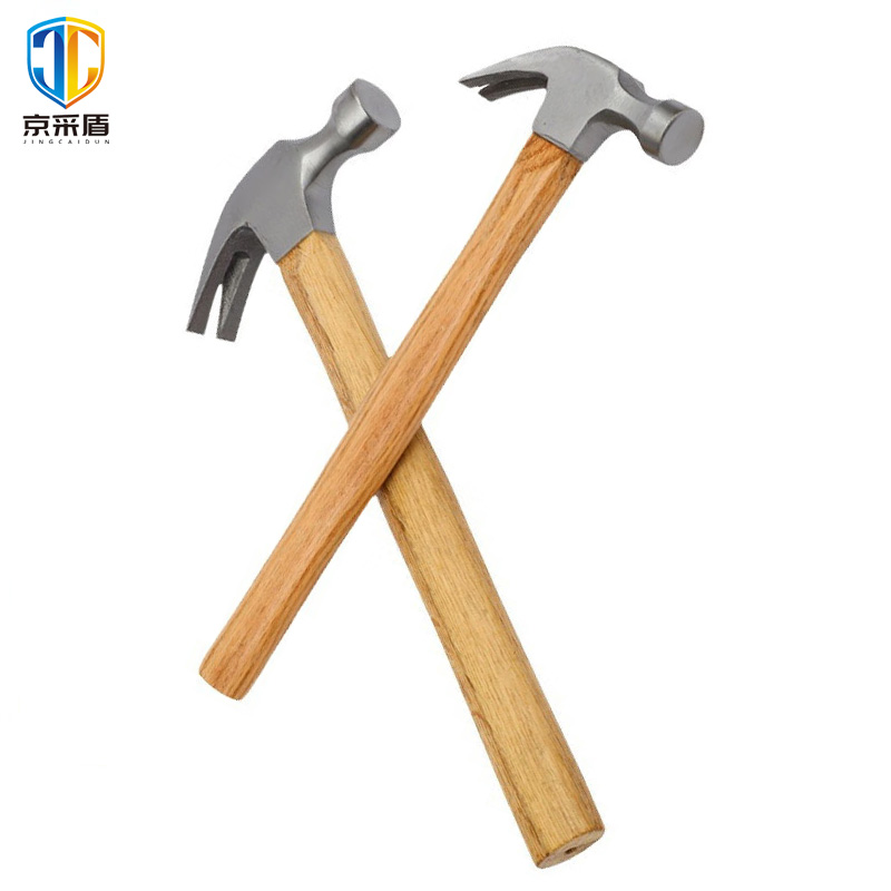 京采盾 木柄羊角锤多功能高碳钢家用起钉锤工具锤子长34.5cm 重0.75kg高清大图