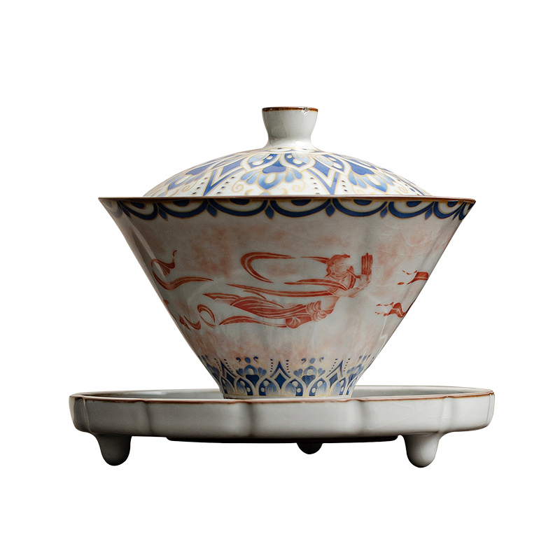 卫未来 盖碗茶具泡茶碗 150ML 套高清大图