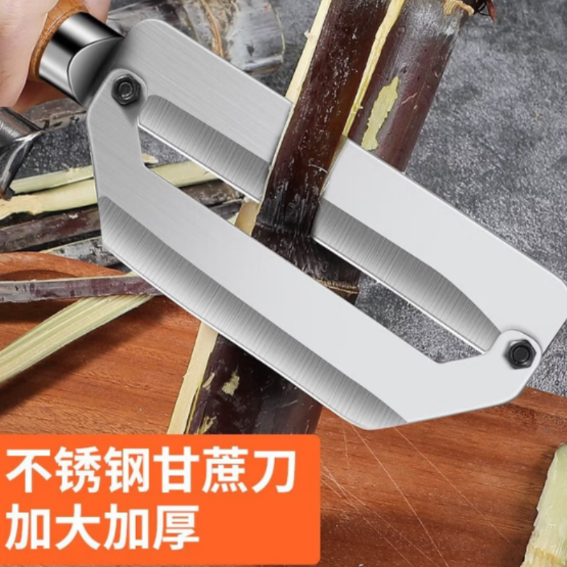 派莱斯(PLYS)刀尖角度≥60度,刃长150(含)-220mm 传统木柄甘蔗刀高清大图