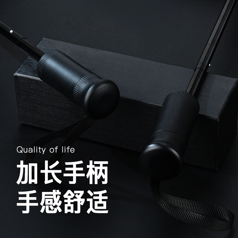 红叶三折玻纤方块几何伞DF2857高清大图