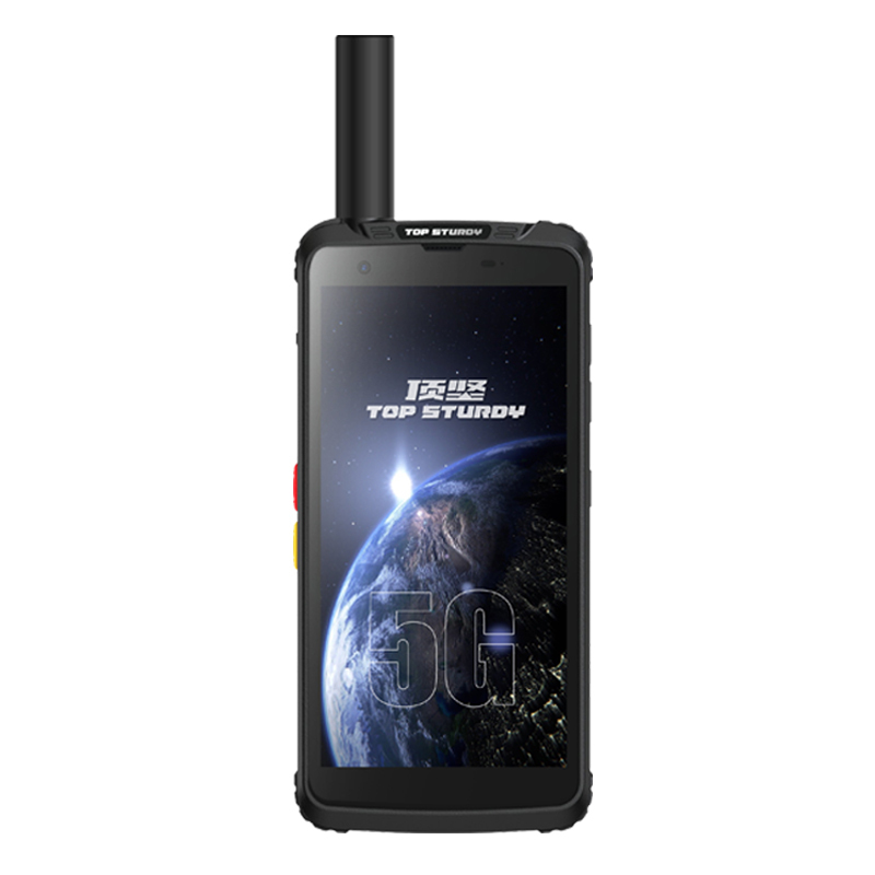 顶坚V2 Pro智能三防手机单北斗定位手持对讲终端5G全网通DMR硬件对讲NFC铁路机场扫描巡 公网对讲版