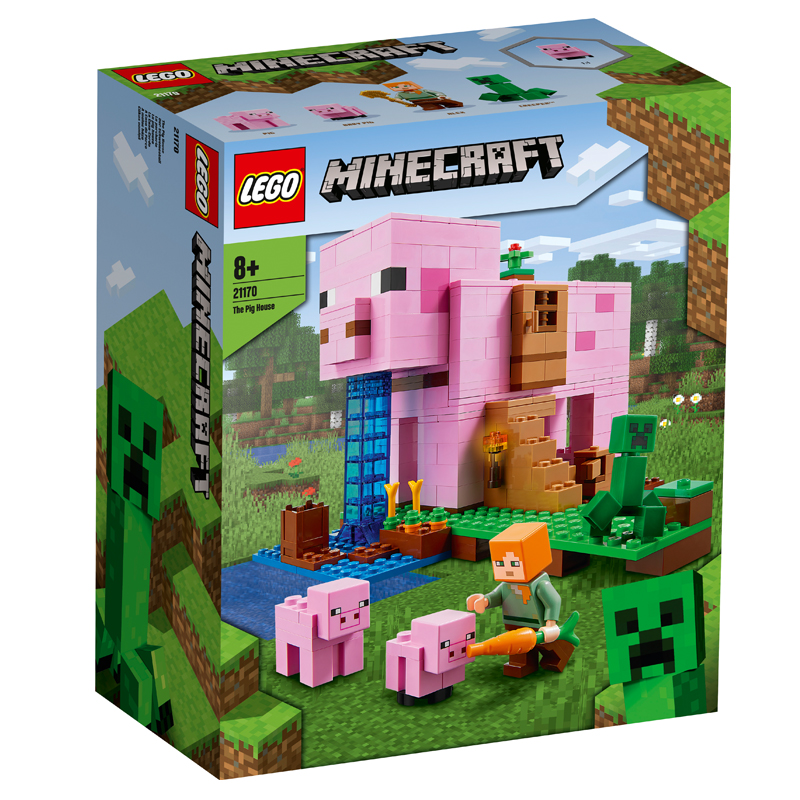 LEGO乐高 我的世界系列 猪猪房屋21170益智玩具拼插积木8岁+粉丝收藏生日新年礼物