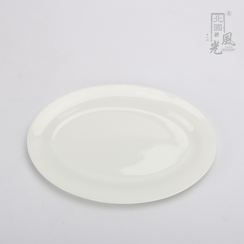 北国风光 骨瓷餐具盘碟 8英寸浅盘TS-BC个