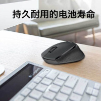 罗技M275(M280) 鼠标 无线鼠标 办公鼠标 右手鼠标 带无线2.4G接收器黑色