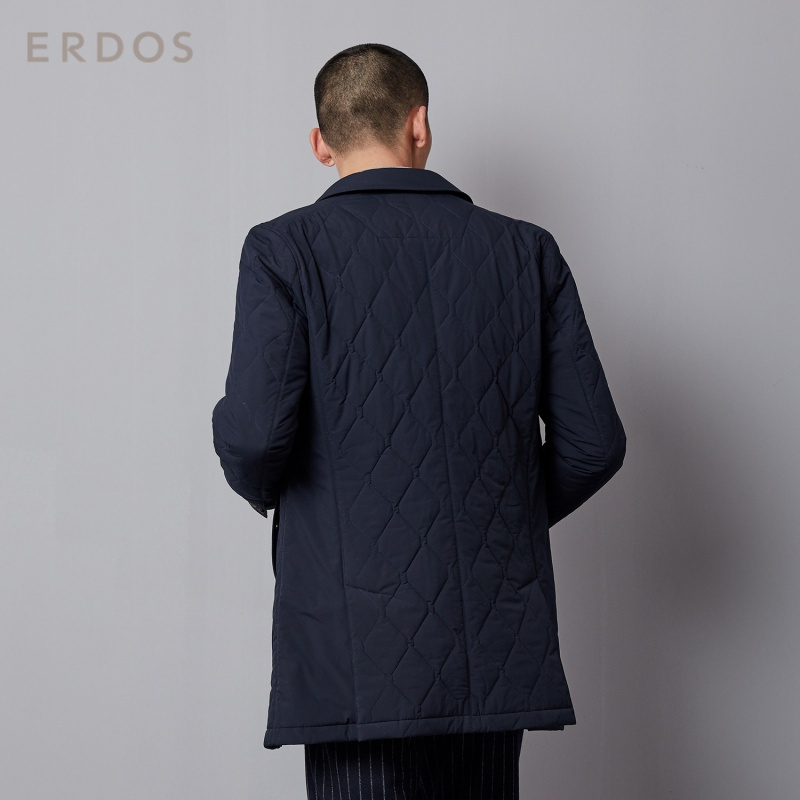 ERDOS20秋冬翻领男士保暖棉服