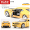 真智力1:36雪佛兰科迈罗合金汽车模型仿真小汽车开门迷你儿童玩具车套装