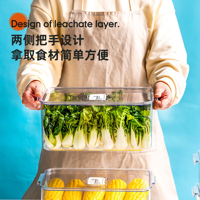 禧天龙Citylong 厨房杂粮塑料密封盒高清大图