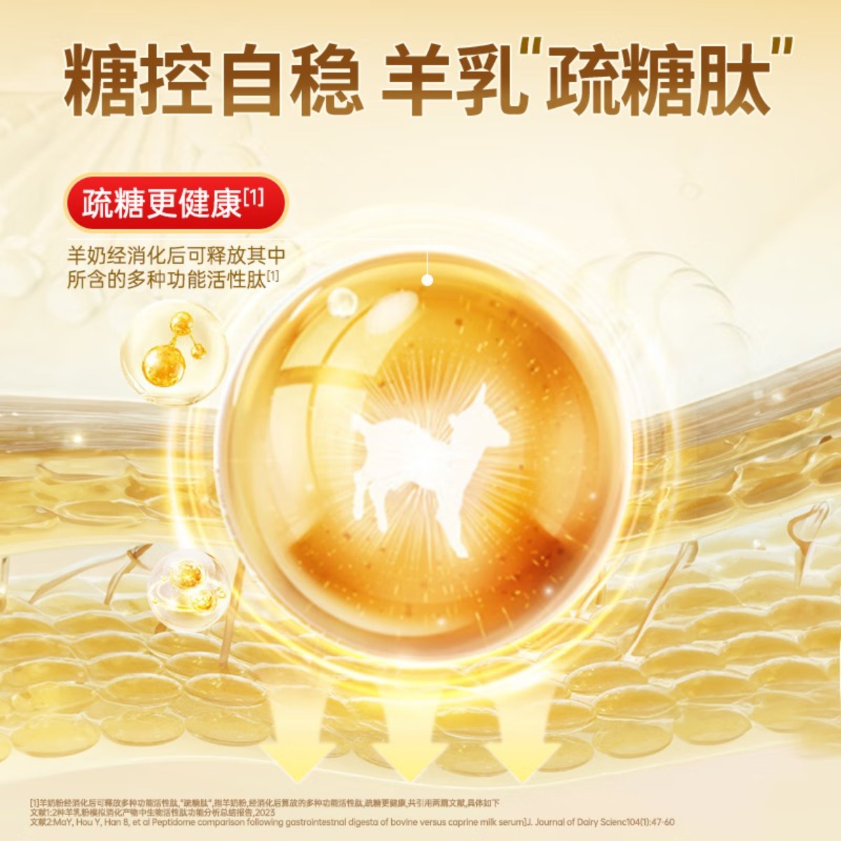 臻牧 无蔗糖高钙低gi低升糖羊奶粉800g高清大图