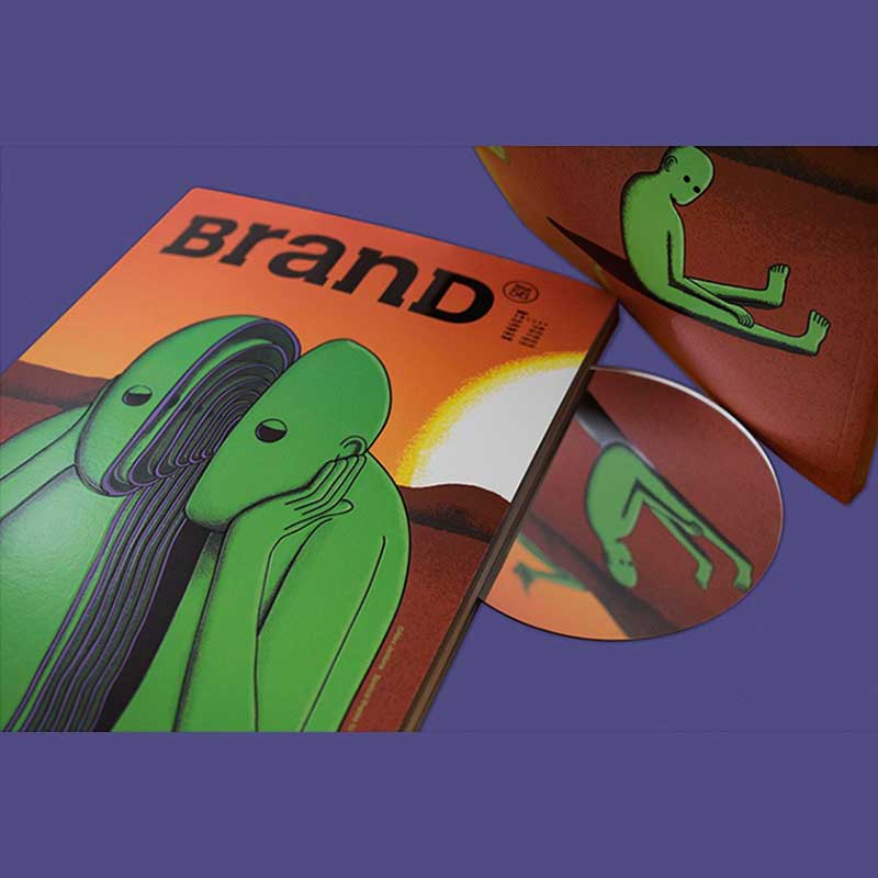 BranD杂志59期[主题:超时空艺术小剧场]封面颜色图案随机发货 [正版]窦靖童唱片封面夜光版 BranD杂志56国际高清大图