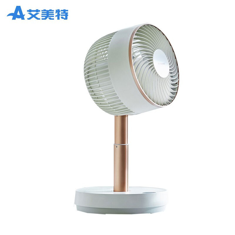 艾美特 (Airmate) 空气循环扇 CA18-RD49 家用电风扇摇头风扇台式落地电扇折叠扇 遥控桌面立式便携 白色高清大图