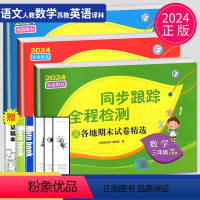 [正版]2024亮点给力同步跟踪全程检测三年级下册语文数学英语三下全套人教版苏教版译林版江苏小学3年级下学期同步训练各