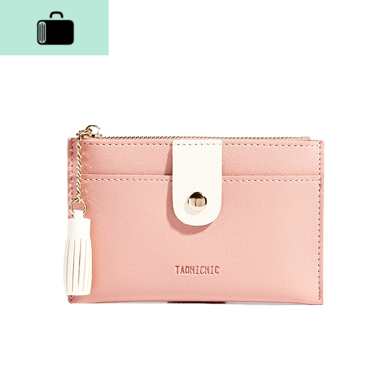 优质款 超薄多功能简约时尚潮学生3卡位零钱包驾驶证卡包女式NEW LAKE高清大图