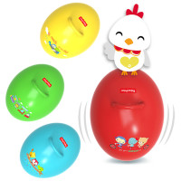 费雪(Fisher Price)儿童玩具球 宝宝健身球 蛋形跳跳球(绿色 赠充气脚泵)
