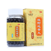 九芝堂 桂附地黄丸(浓缩丸) 360丸 丸剂 健脾益肾温补肾阳 腰膝痠冷 四肢不温 尿频 畏寒