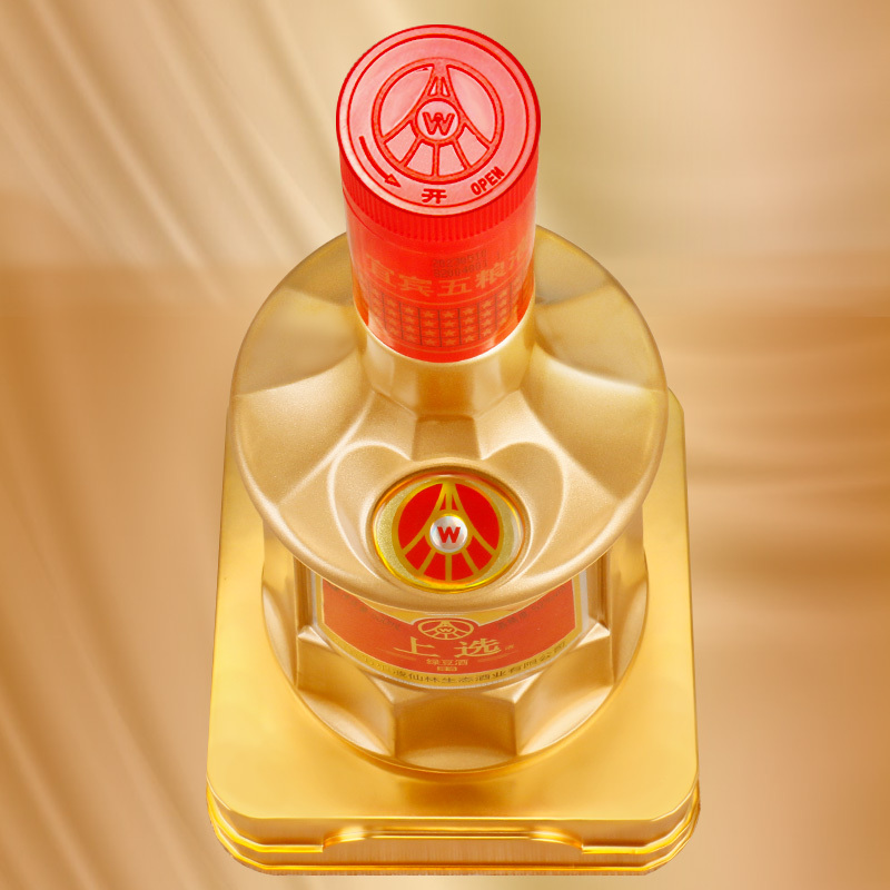 五粮液生态酿酒有限公司出品 上选 经典帝王金亚克力礼盒 52度 500ml*