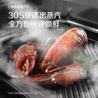 松下(Panasonic)蜂神系列NN-DS2200XPE 27升变频微波炉 微蒸烤炸一体机蜂巢顶聚热旋钮操作智能APP