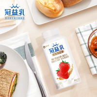 蒙牛冠益乳风味发酵乳燕麦草莓风味250g*8瓶