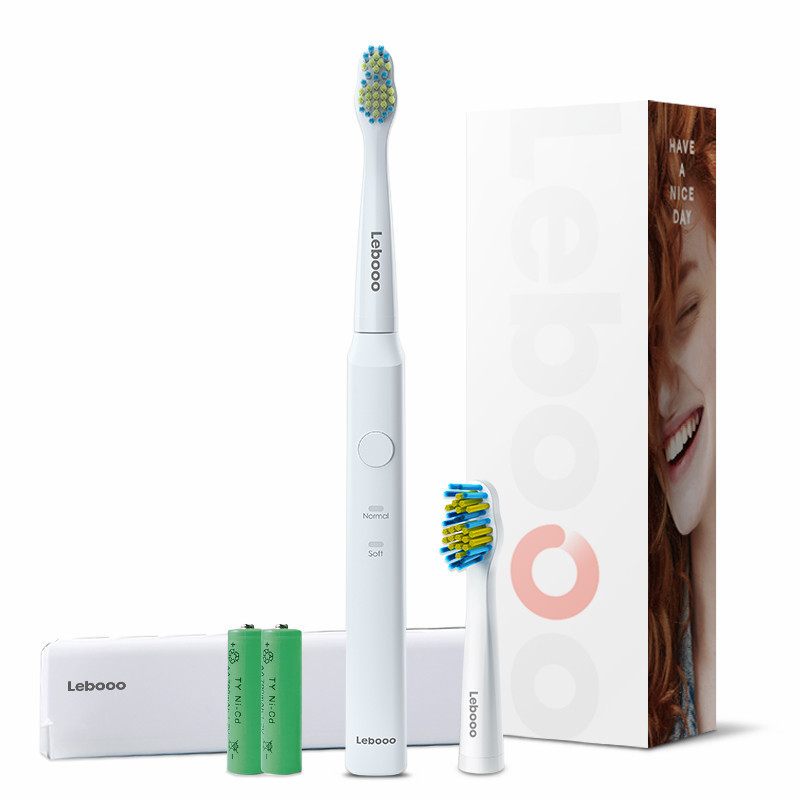 力博得(LEBOND)电动牙刷成人声波智能震动牙刷 EZ礼白 LBE-0601 白 色