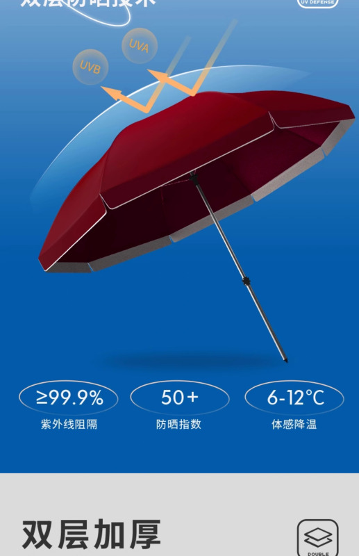 翼澜 户外遮阳伞 遮阳伞 把高清大图