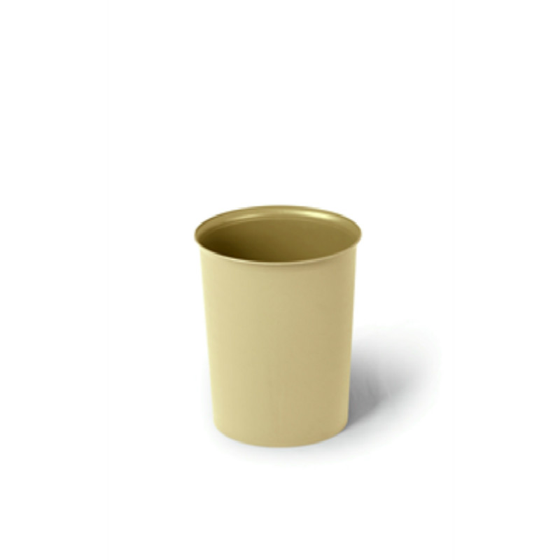 白云 BAIYUN AF07011-BEIGE 圆形塑料垃圾桶 1个