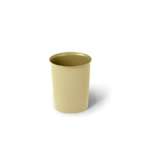 白云 BAIYUN AF07011-BEIGE 圆形塑料垃圾桶 1个
