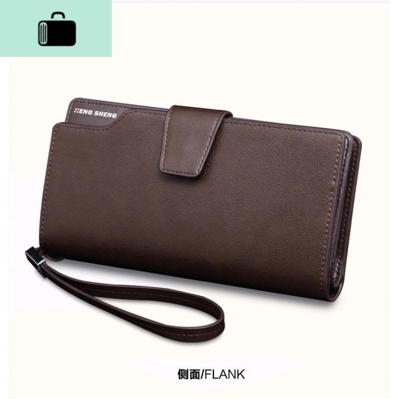 可放装手机的钱包男土长款拉链大容量多卡位多功能商务男士手包潮NEW LAKE图片