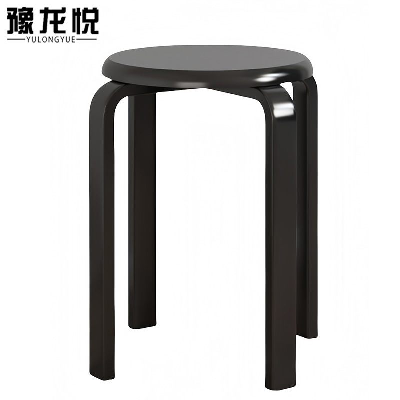 豫龙悦木质圆凳