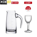 三维工匠白酒杯分酒器家用套装6只小号一口杯酒盅无铅玻璃中式烈酒杯酒壶_472