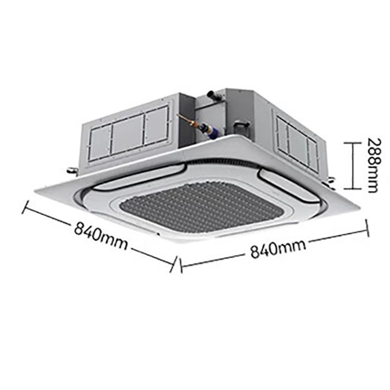 美的吸顶式空调5P MDV-125Q4/N1-D外机 MDV-250W/SN1-8R1一拖二 含辅材