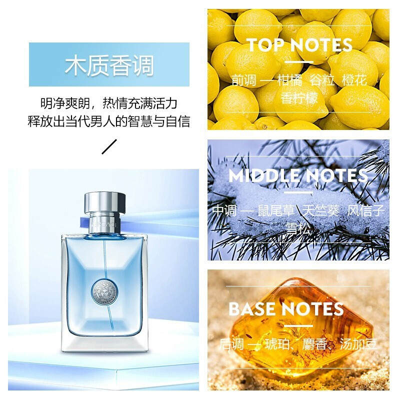范思哲(VERSACE) 男士香水30ml高清大图
