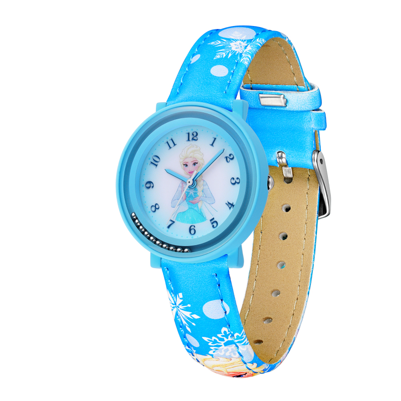 迪士尼disney儿童手表女孩冰雪奇缘小学生手表艾莎公主手表女童石英表