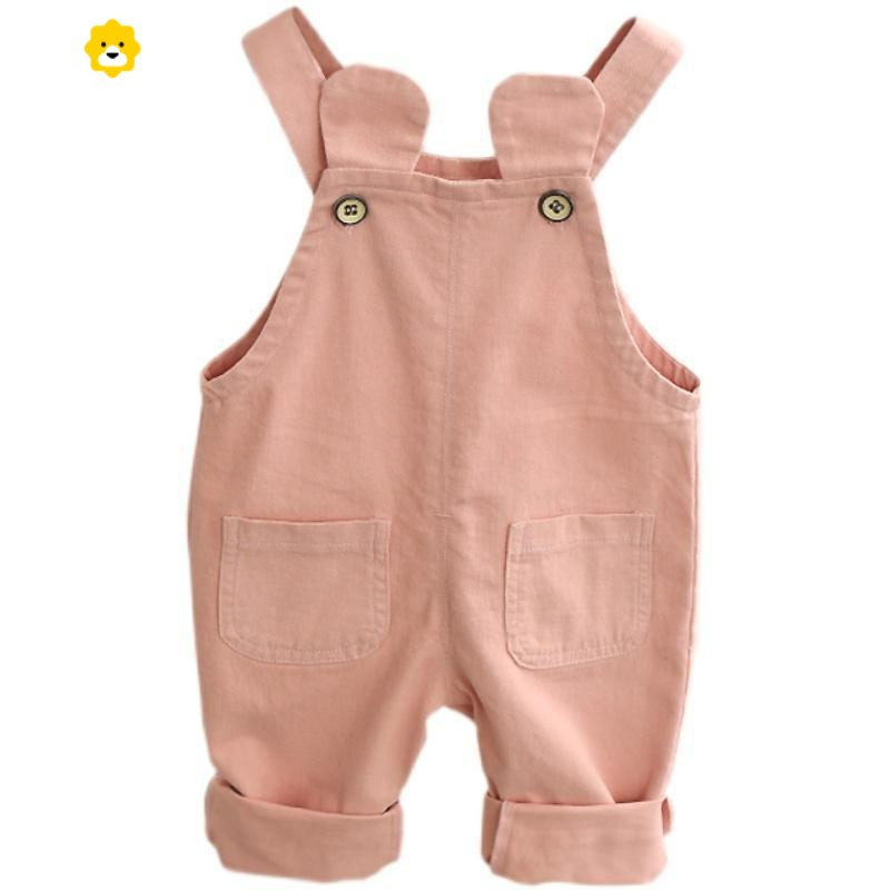 喻娄20新款儿童裤子宝宝背带裤男秋薄款洋气长裤外穿女童休闲裤