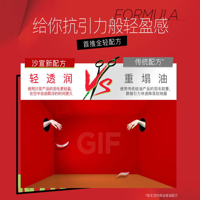 沙宣清盈顺柔洗发水洗发露750mL 柔顺轻盈飘逸高清大图