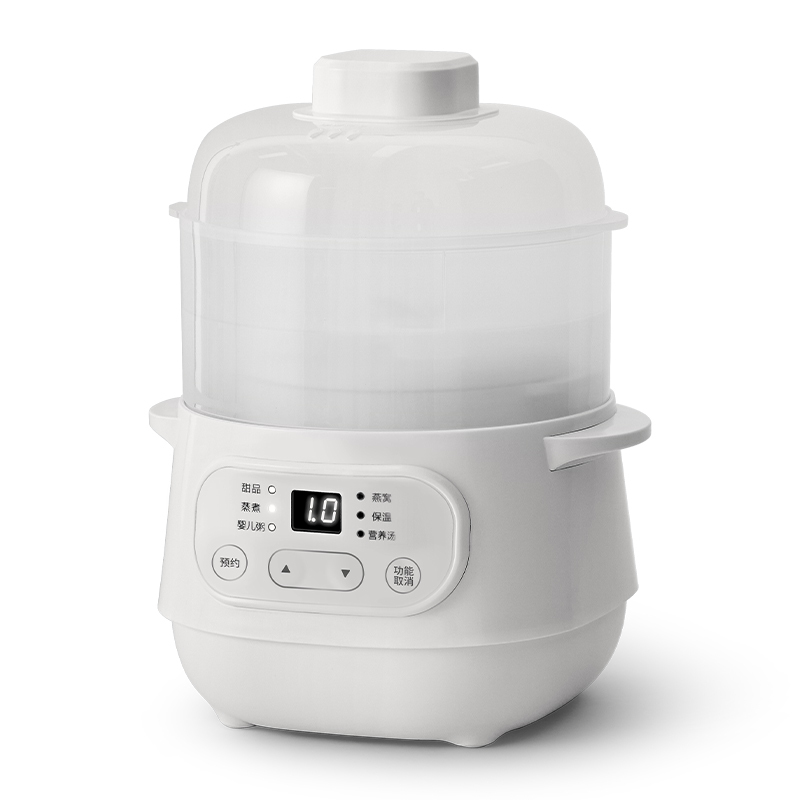 olayks.立时 1L电炖锅(带蒸笼)10A白色 1L