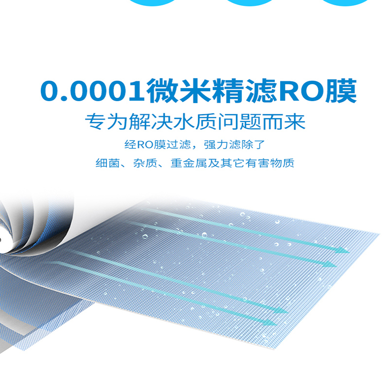SKYWORTH创维反渗透净水器S804大通量400加仑家用直饮机
