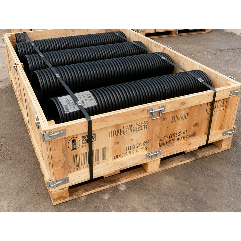 泽奋 HDPE钢带波纹管 DN600 米高清大图
