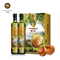 木朗斯 榛子油500ml*2臻享精品礼盒装 物理压榨 绿色健康食用油1L