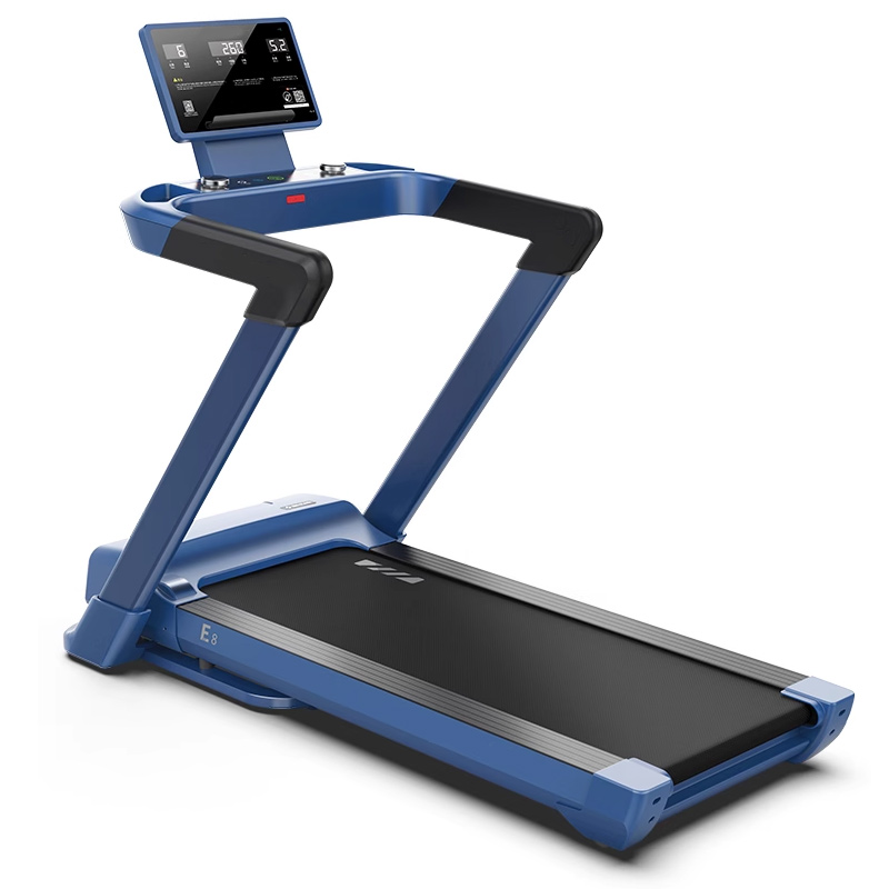 E8跑步机家用款小型折叠减震智能商用折叠跑步机 1715*850*1445mm 柏林蓝