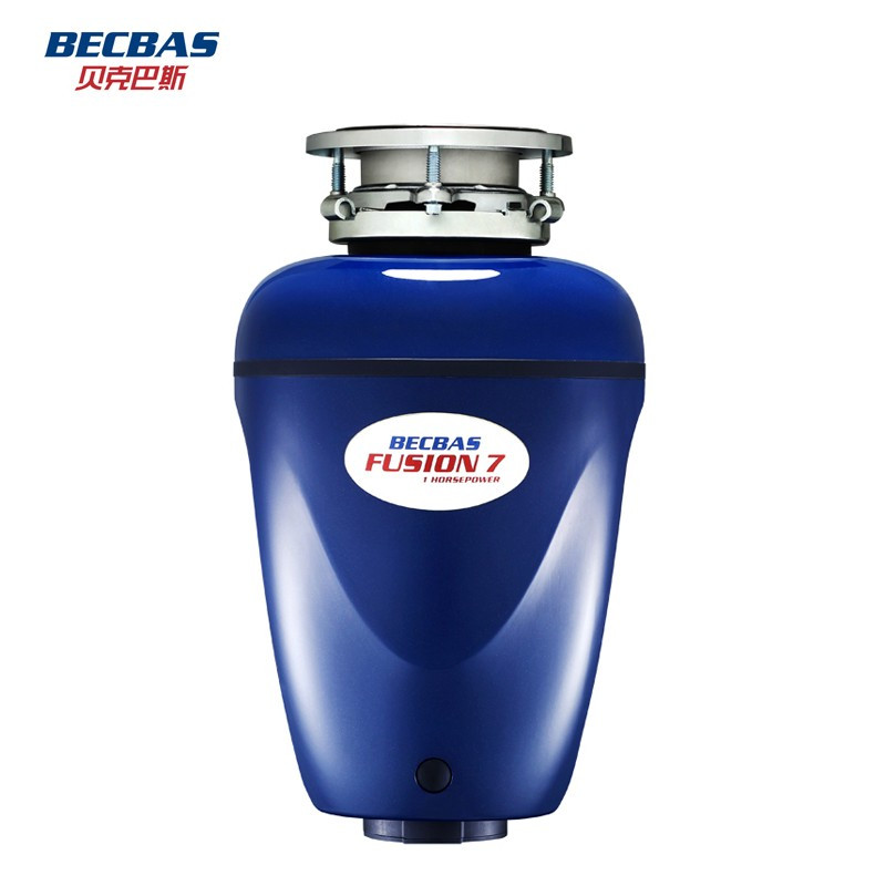 [新品]贝克巴斯垃圾处理器F7emc 磁感应开关水槽食物垃圾处理器家用厨房厨余粉碎机心安开关免打孔高清大图
